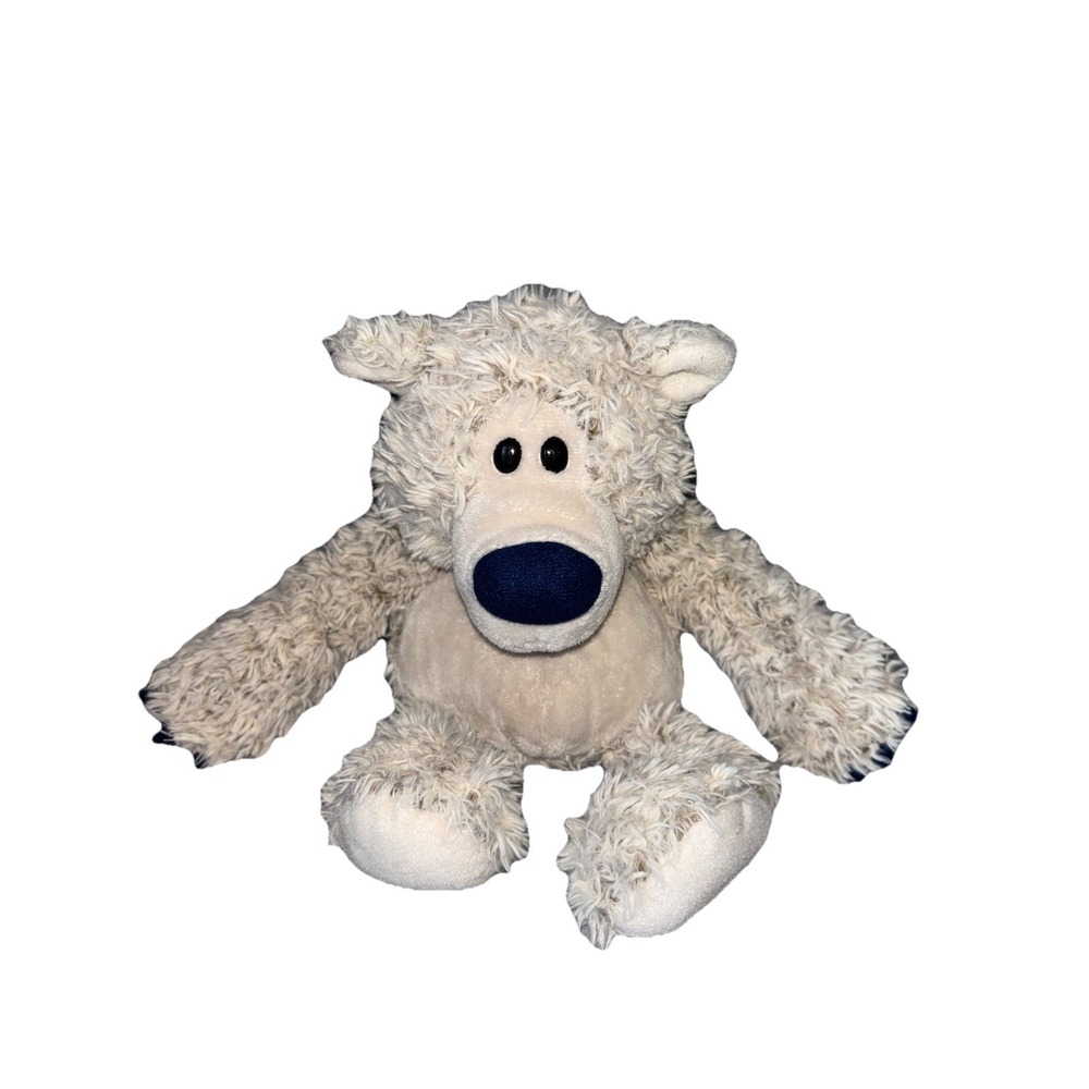 Nat & Jules Demdaco plush Cream Color Curly 13" Teddy Bear 2015 Gift‎ Toys Kids